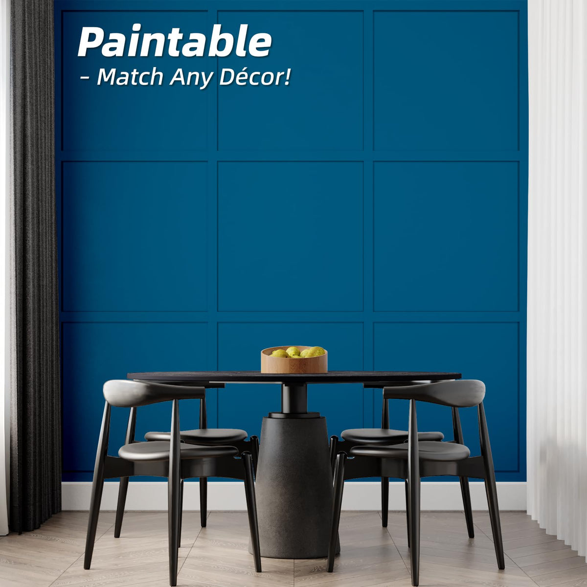 Art3d DIY wainscoting installation simplifies wall transformation