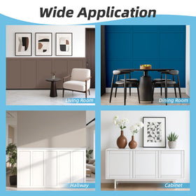 Art3d durable MDF wainscot designed for lasting wall panels