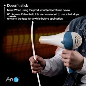 Art3d easy-cut edge trim helps you fit corners precisely.