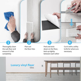 Art3d Simple installation guide for kitchen and bathroom updates