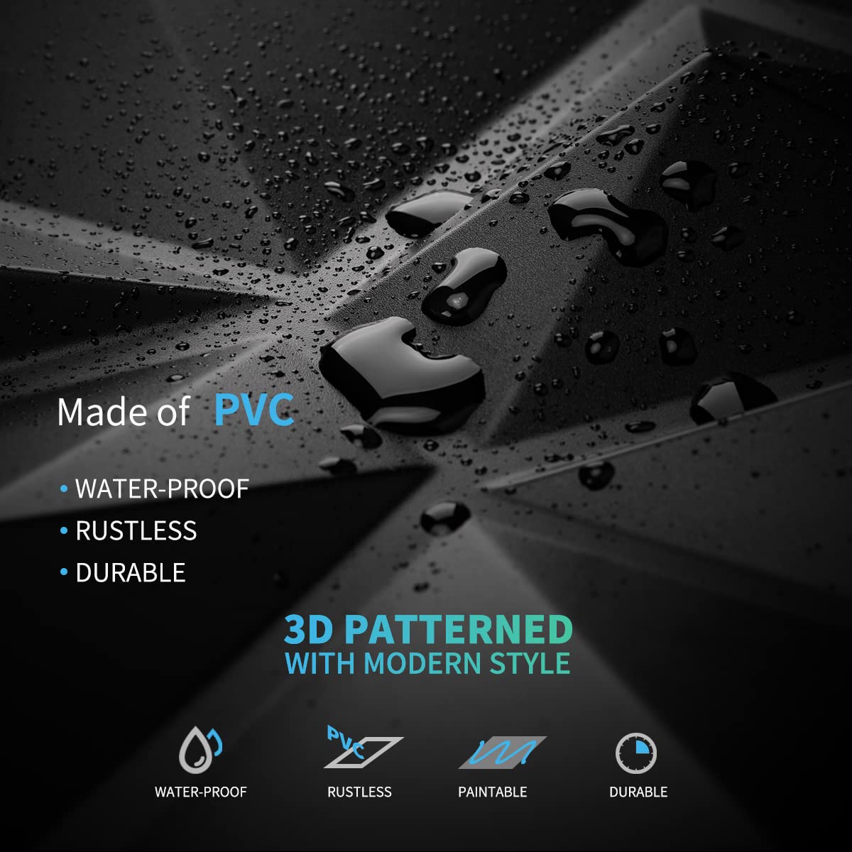 Art3d edge profile highlights clean lines and seamless mounting.