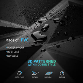 Art3d edge profile highlights clean lines and seamless mounting.
