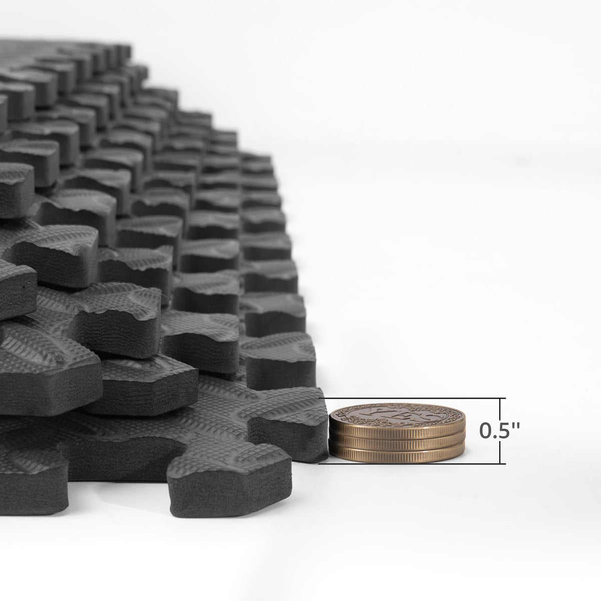 Art3d Eva puzzle mat setup shows six tiles forming a compact space