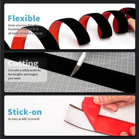 Art3d vinyl transition strip provides a neat seamless gap cover.