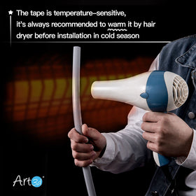 Art3d flexible trim adapts to corners for seamless transitions.