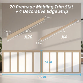 Art3d hallway wainscot design adds depth and polish