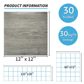 Art3d kitchen, dining, and bedroom flooring tiles for versatile use