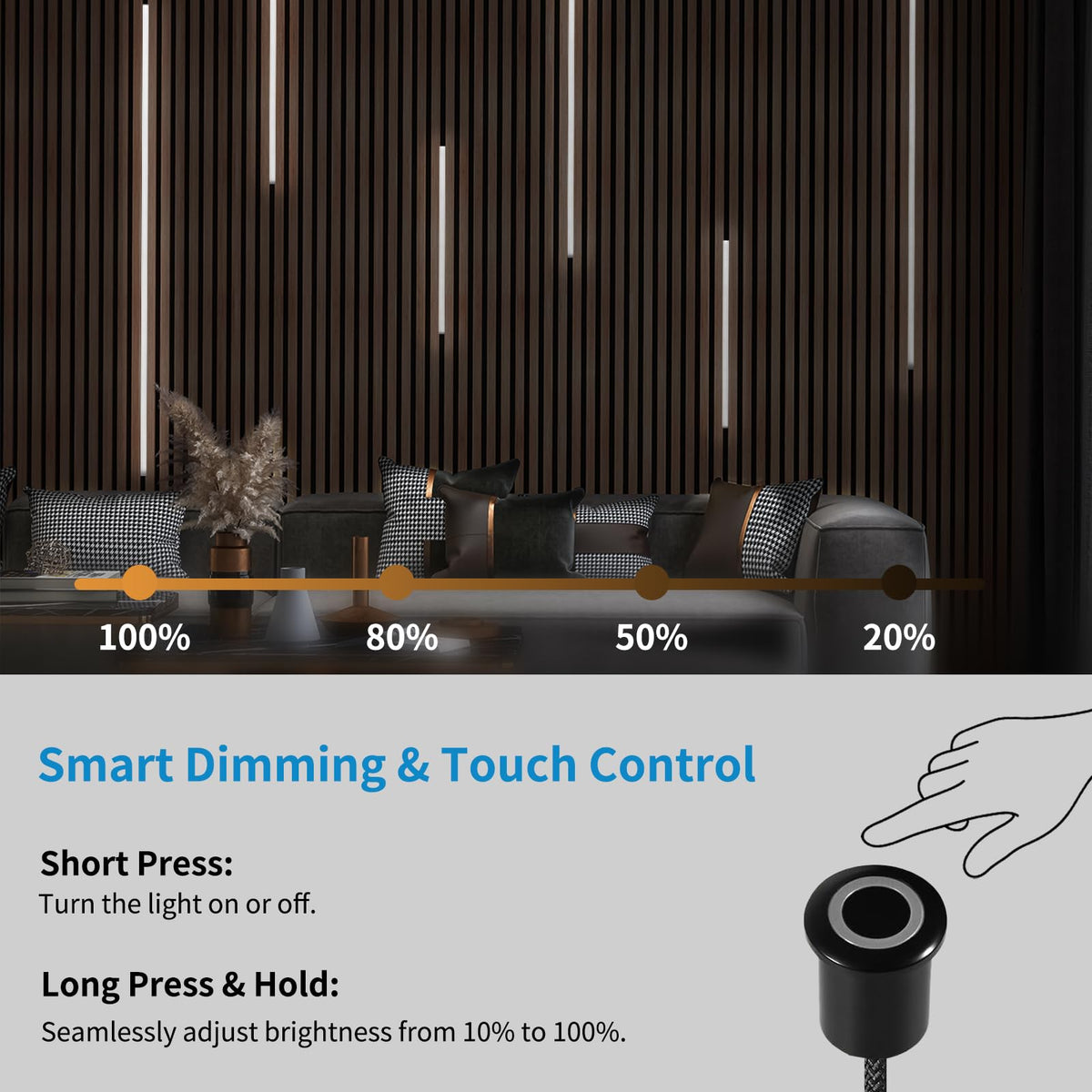Art3d 24V energy-efficient lighting with low heat output