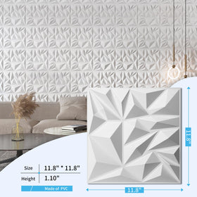 Art3d living room accent wall panel demonstrating contemporary style and easy integration.