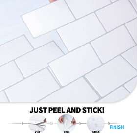 Art3d tile upgrade creates brighter, more inviting living spaces.