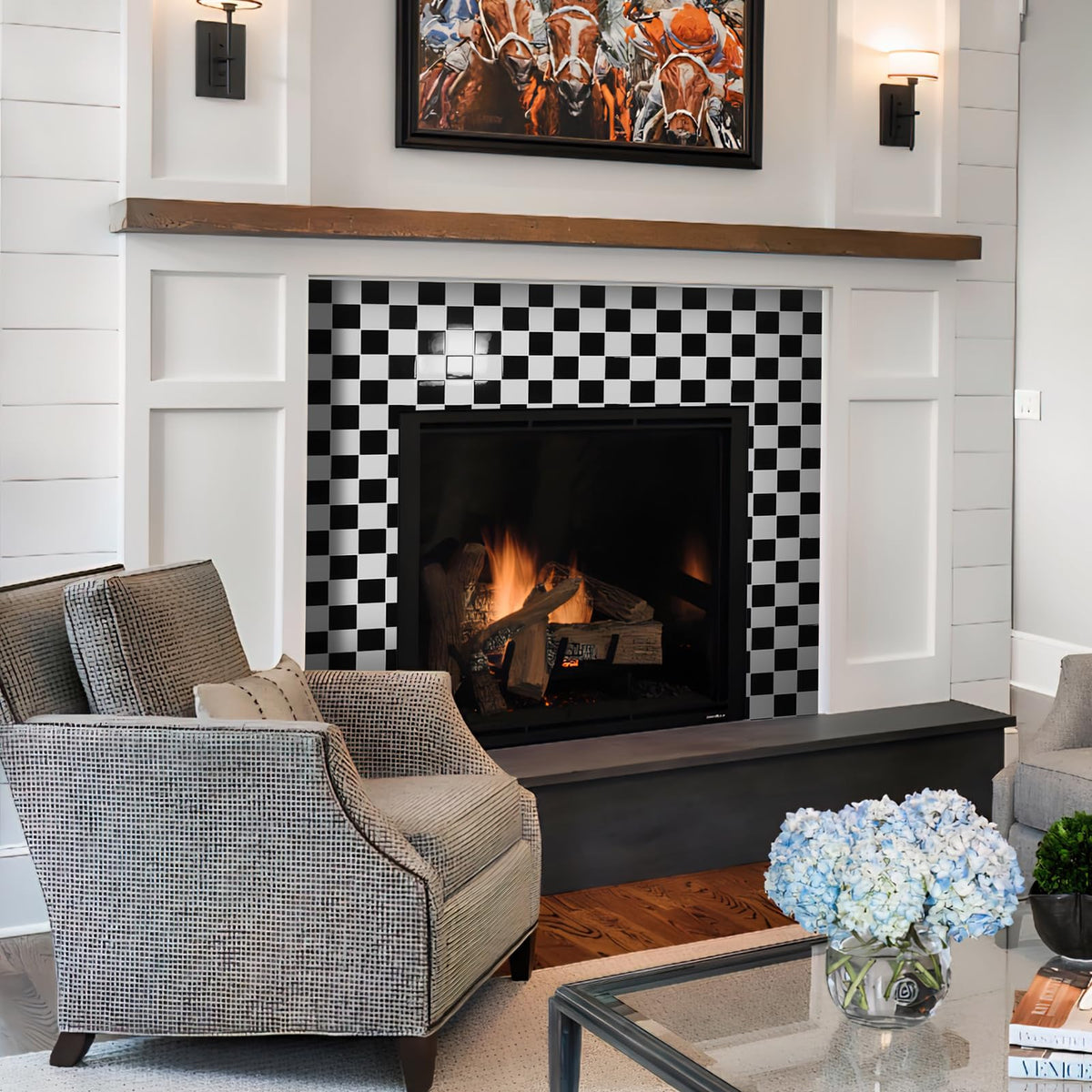 Art3d modern minimalist tiles bring a chic contemporary feel to any area