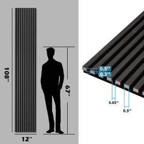 Art3d 2-pack acoustic panels enhancing office or home spaces