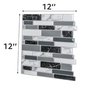 Art3d no-mess, no-grout backsplash tiles for clean walls.