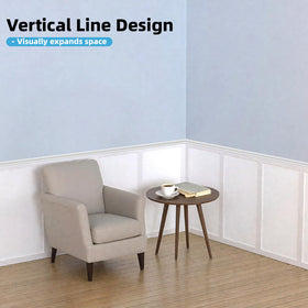 Art3d paintable MDF panel ready for your color choice