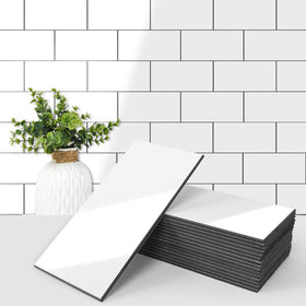 Art3d peel-and-stick tiles pack for quick DIY updates.