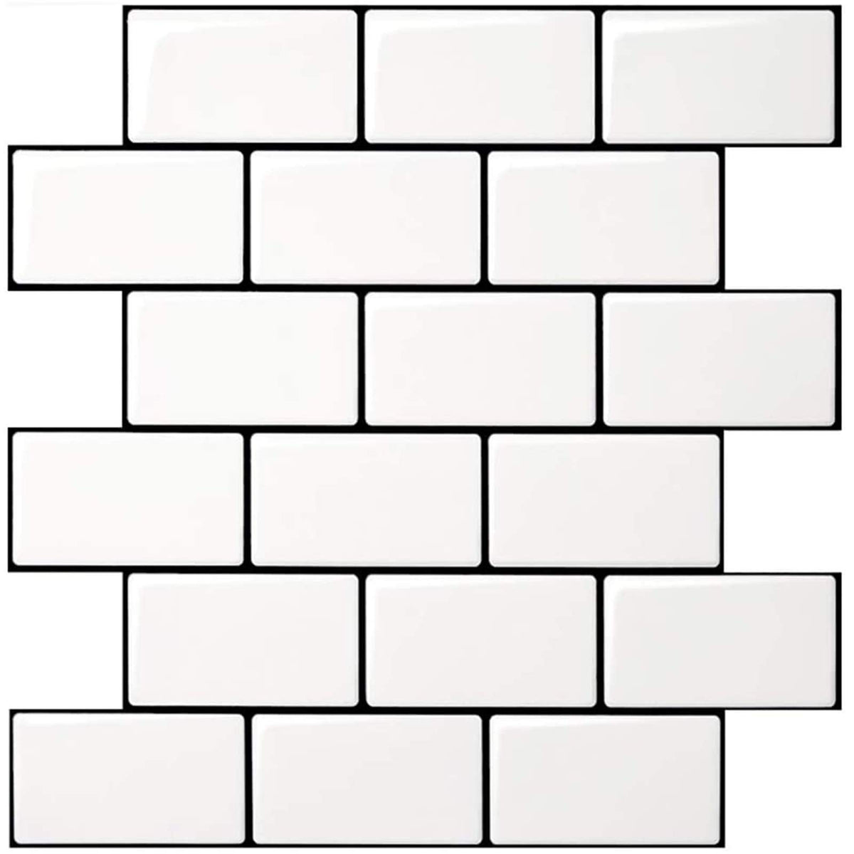 Art3d peel and stick backsplash white subway tiles for fast kitchen update