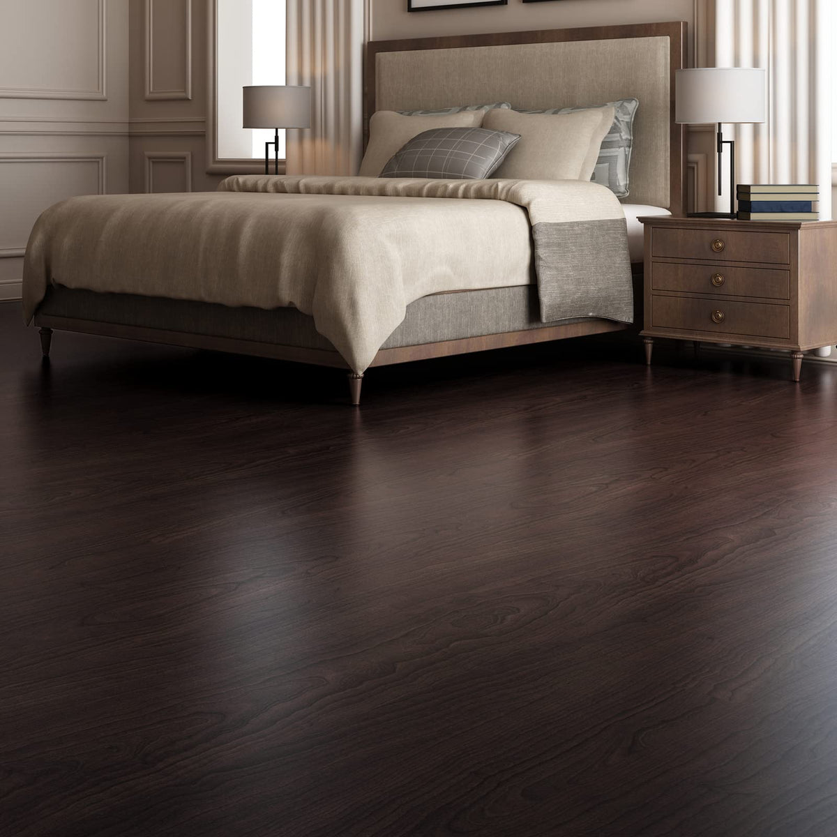 Art3d Brown Stone texture tile for versatile living spaces