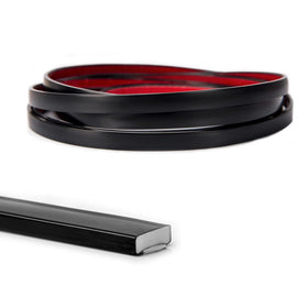 Art3d peel-stick vinyl molding edge in black for easy edge finishing