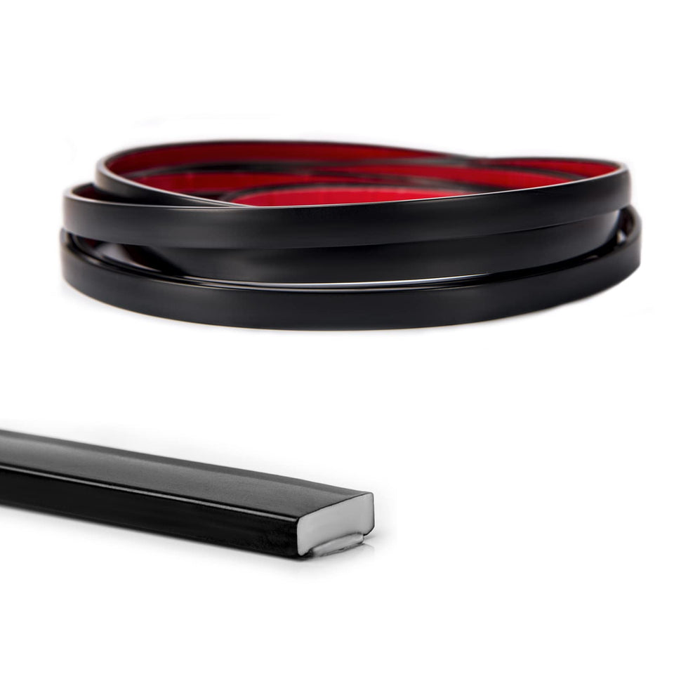 Art3d peel-stick vinyl molding edge in black for easy edge finishing
