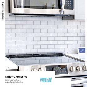 Art3d 10-sheet pack of 12x12 tiles provides quick coverage for spaces.