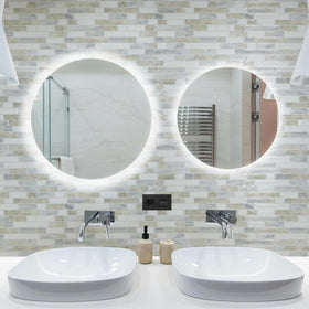 Art3d premium adhesion backsplash tiles bond securely to clean surfaces.