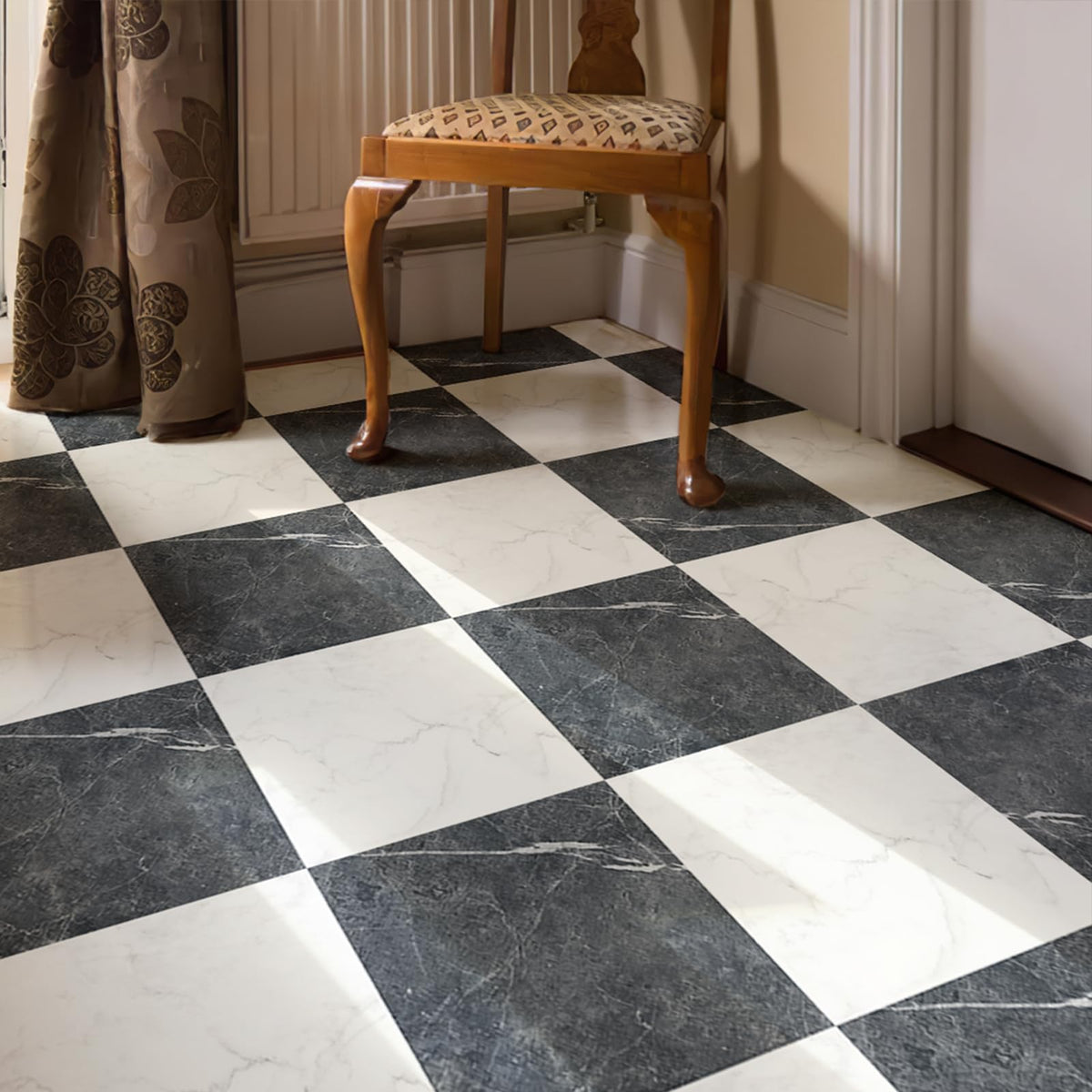 Art3d peel-and-stick tile installation on a clean surface for easy setup.