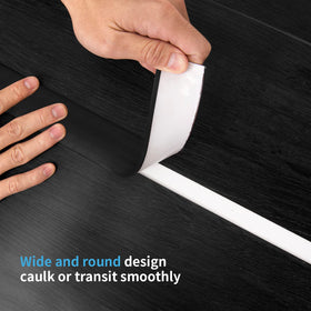 Art3d durable PVC transition strip withstands daily foot traffic.
