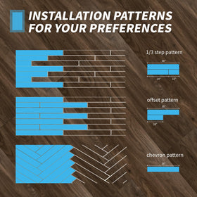 Art3d package of 36 planks covering 54 sq ft.