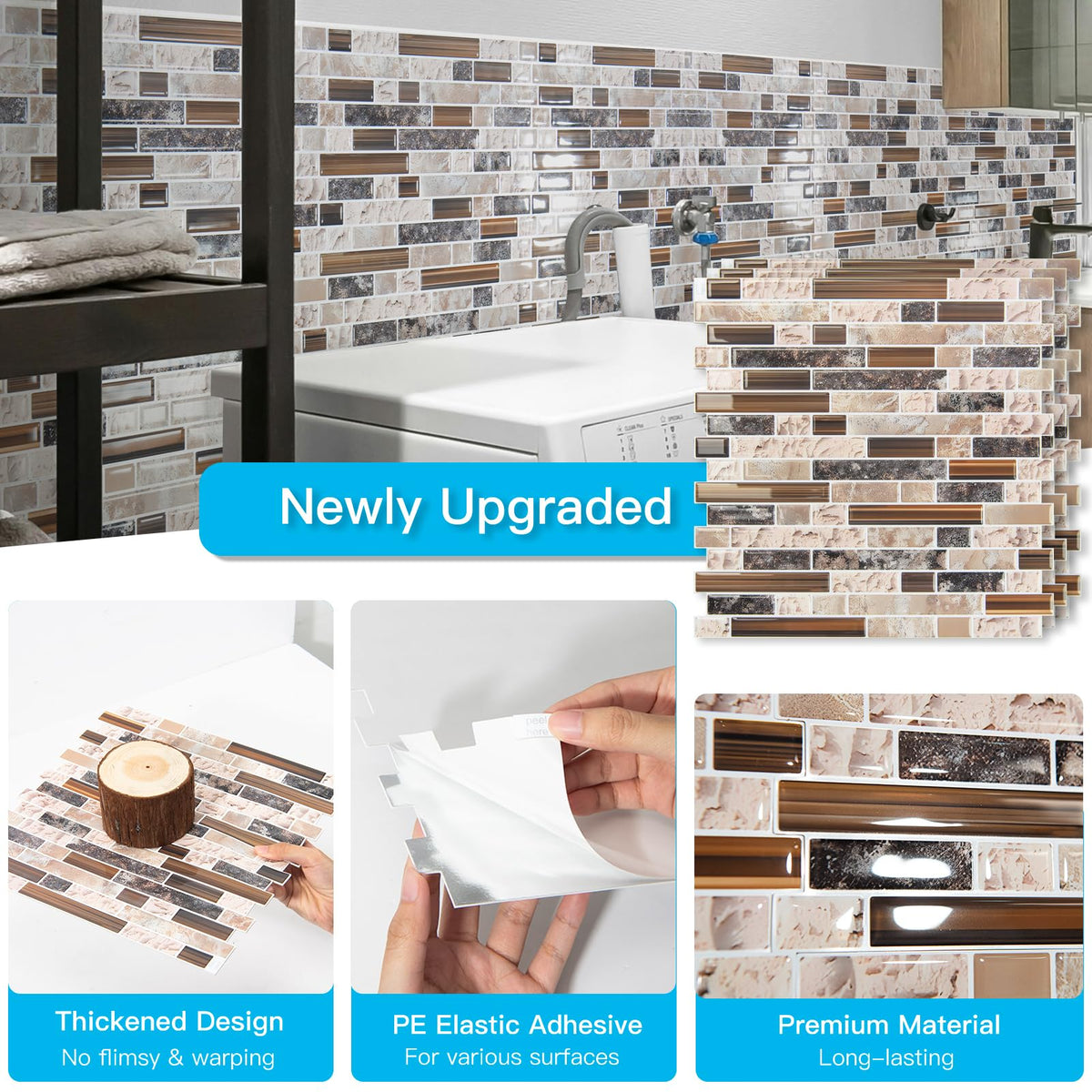 Art3d sandstone modern aesthetic enhances living spaces instantly.
