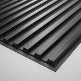 Art3d slats 3D wall panel enhances living room design impact