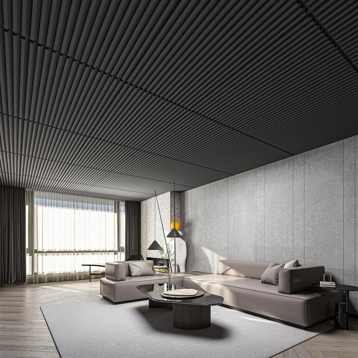 Art3d slats 3D wall panel texture close-up shows rich depth for interiors