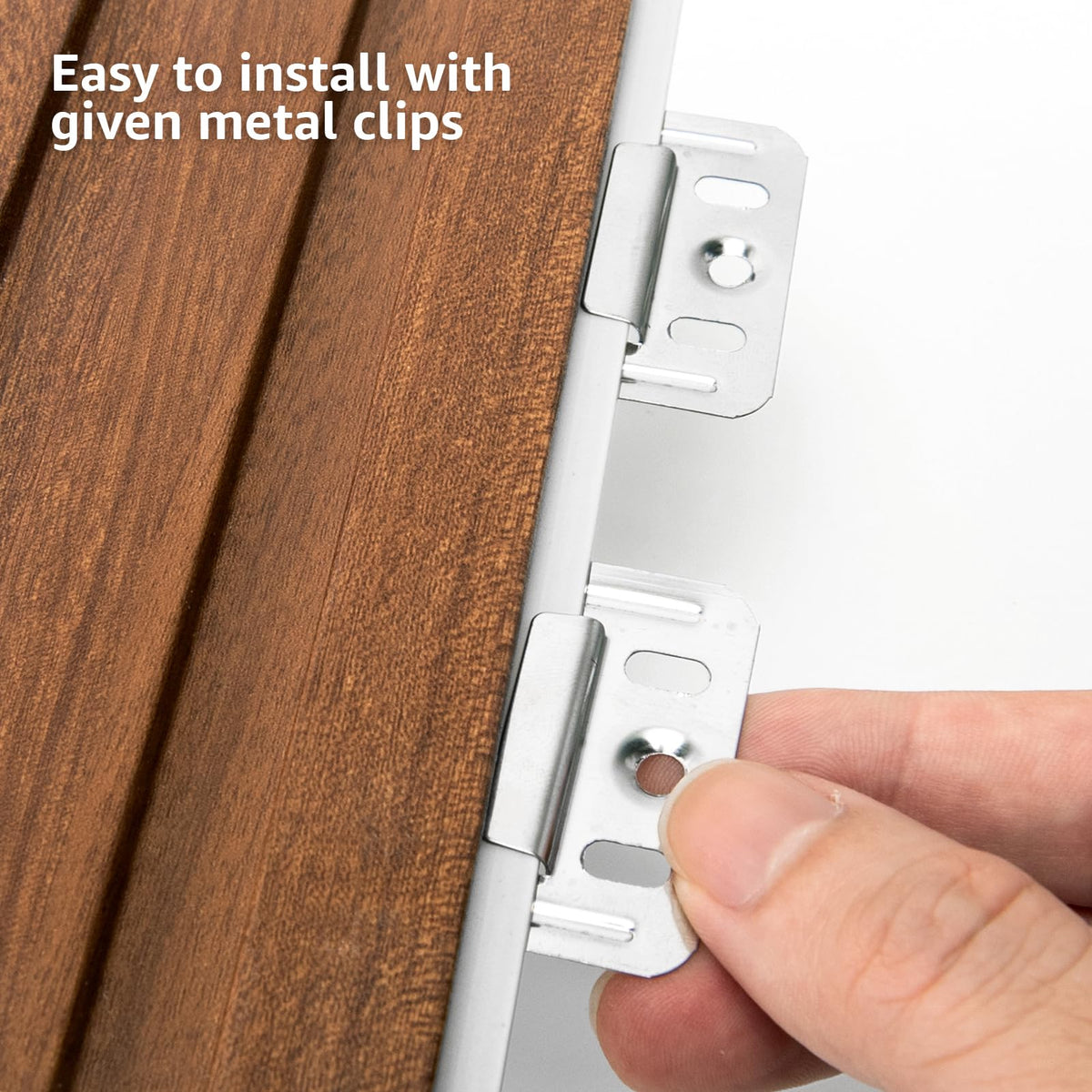 Art3d slat panels for DIY installation in any room.