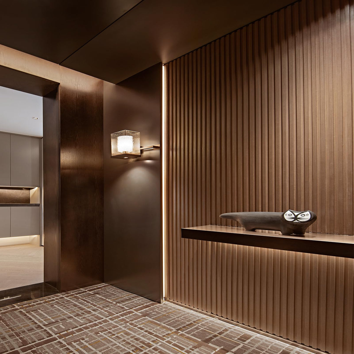 Art3d slat panels suitable for interior walls and ceilings.
