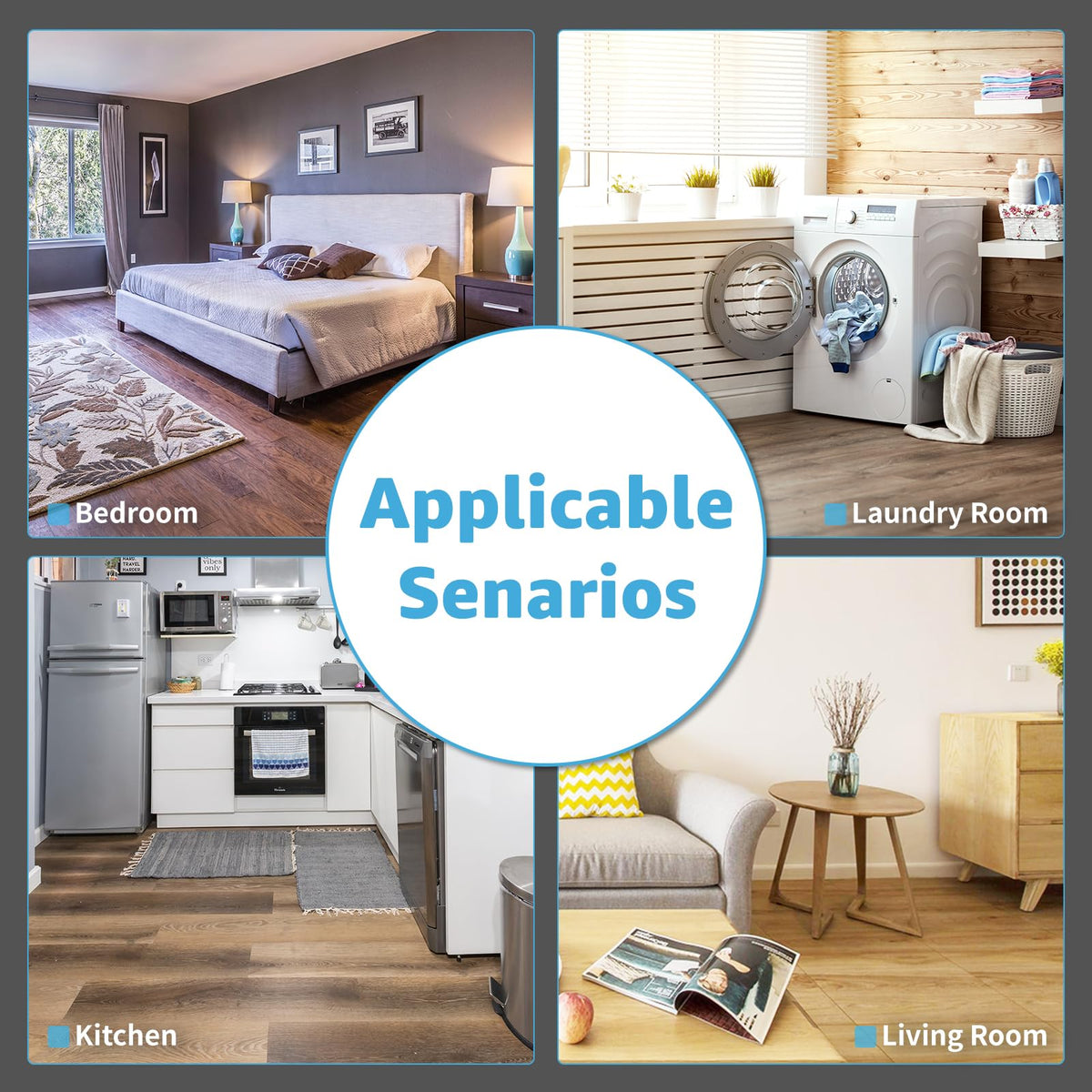 Art3d taupe-ash wood look tiles with natural appeal