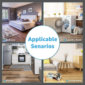 Art3d taupe-ash wood look tiles with natural appeal