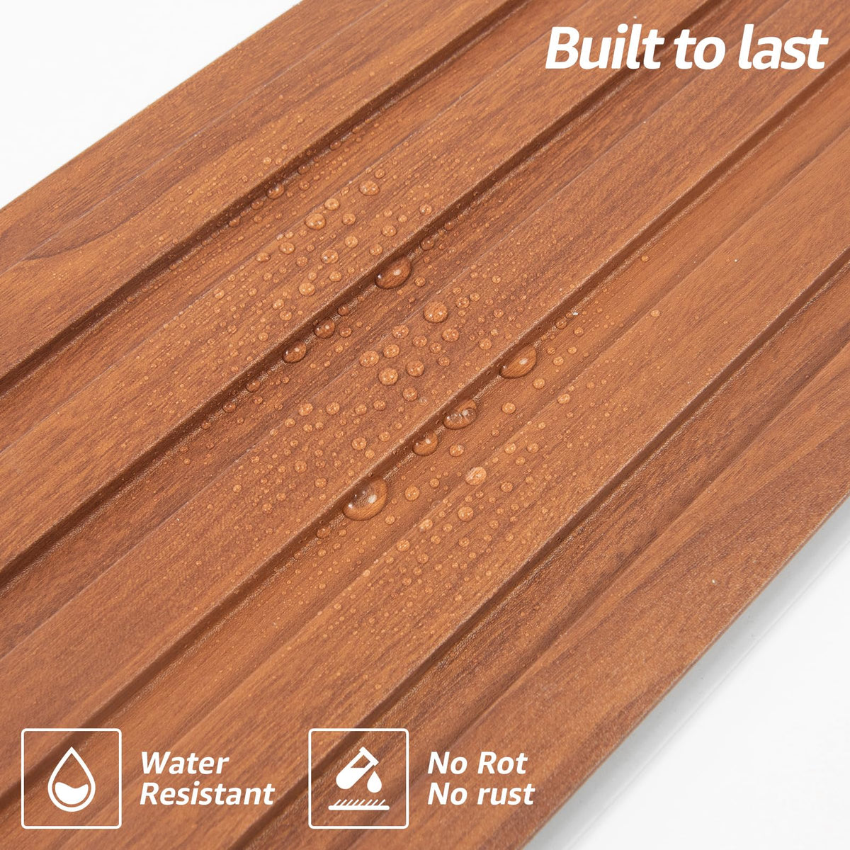 Art3d teak WPC wainscoting panel packaging unboxing shows ready to use kit