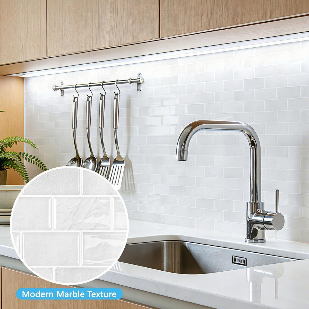 Art3d thickened wall tiles offer a durable, solid look with fast DIY installation.