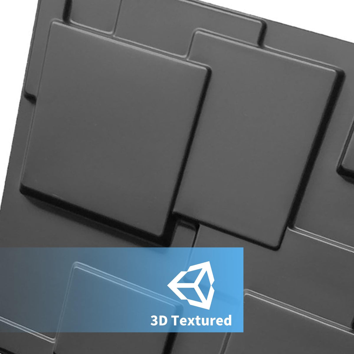 Art3d wall panel black room display demonstrates versatile decor for living rooms.