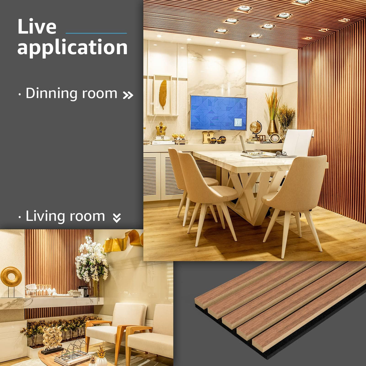 Art3d walnut wood texture detail captures rich grain and tactile warmth.