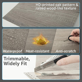 Art3d warm, comfortable flooring adds coziness underfoot