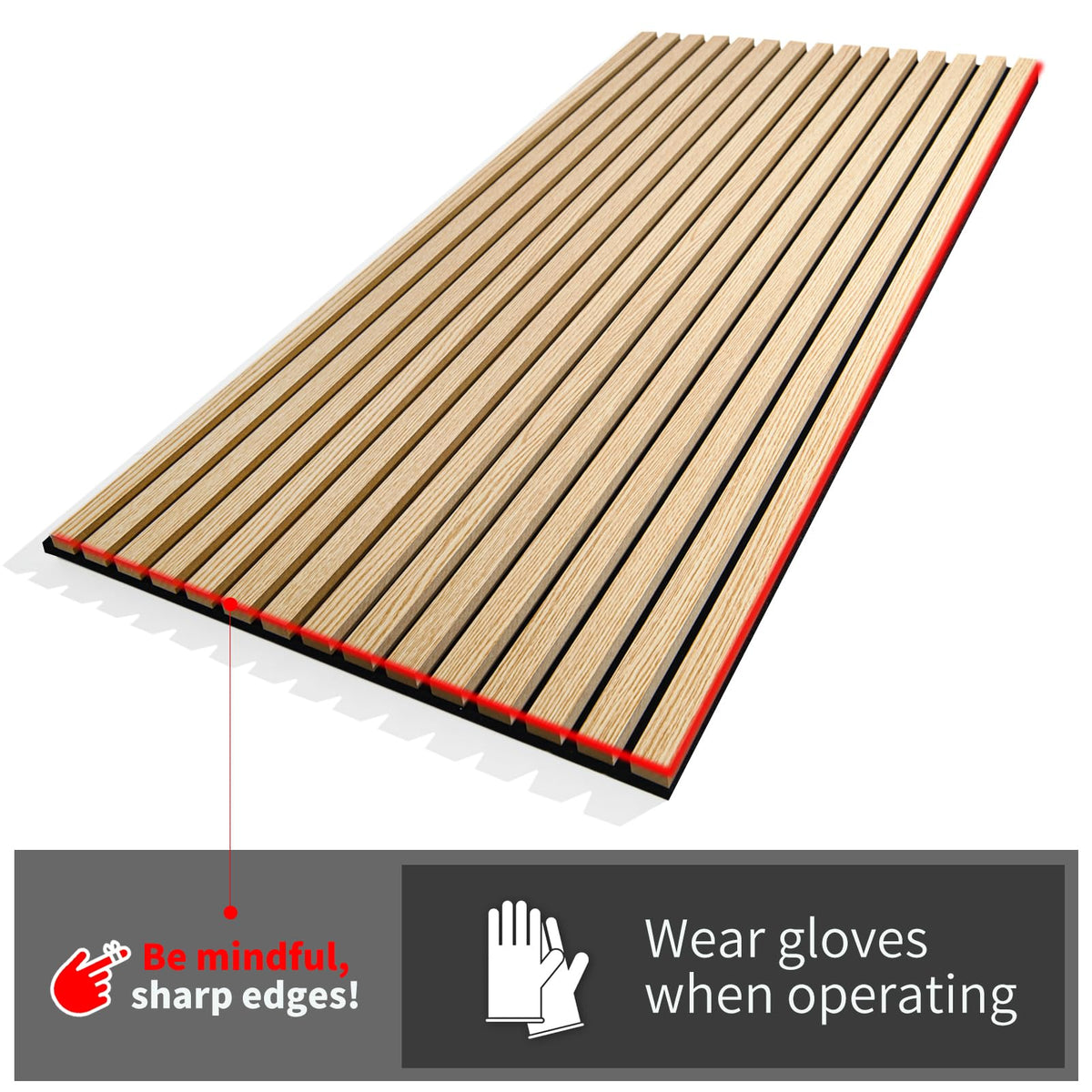 Art3d wood slat panel matte black finish complements contemporary interiors.
