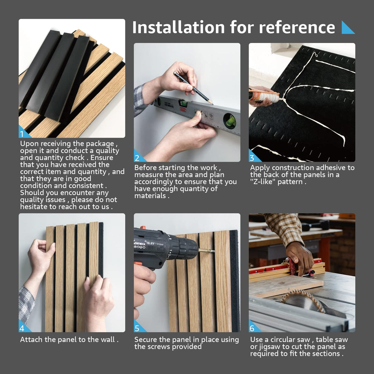 Art3d wood slat panel noise-reduction-friendly room atmosphere.