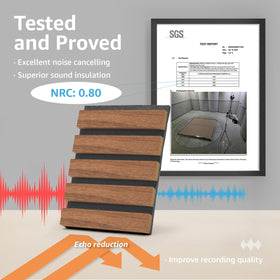 Art3d wood slat panel wall installation demonstrates quick mounting with a natural finish.