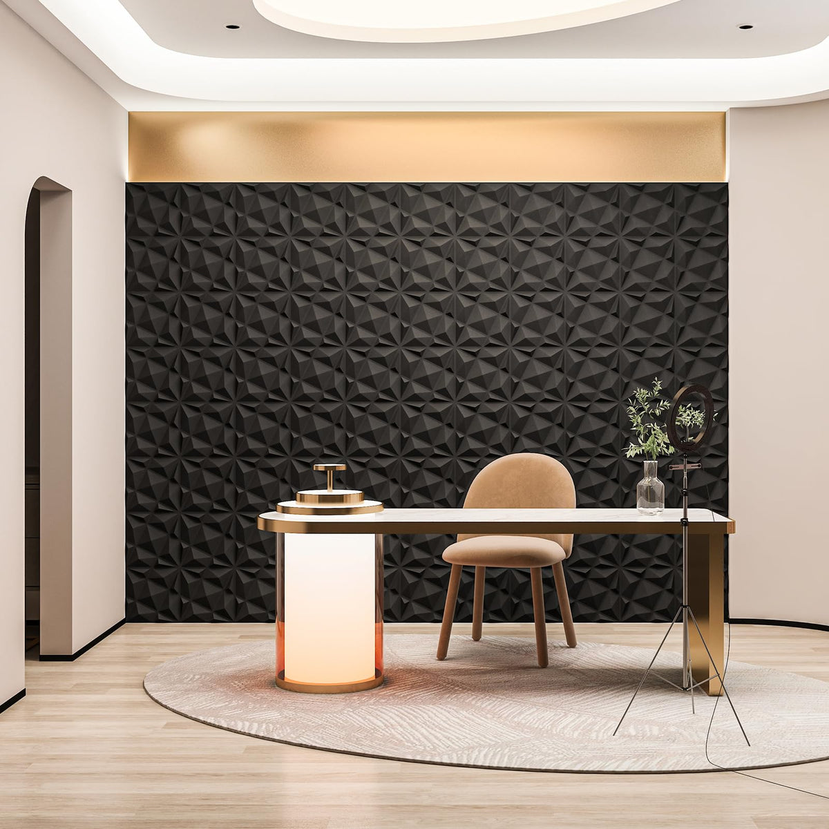 Art3dwallpanels box contains 20 tiles for full room transformation