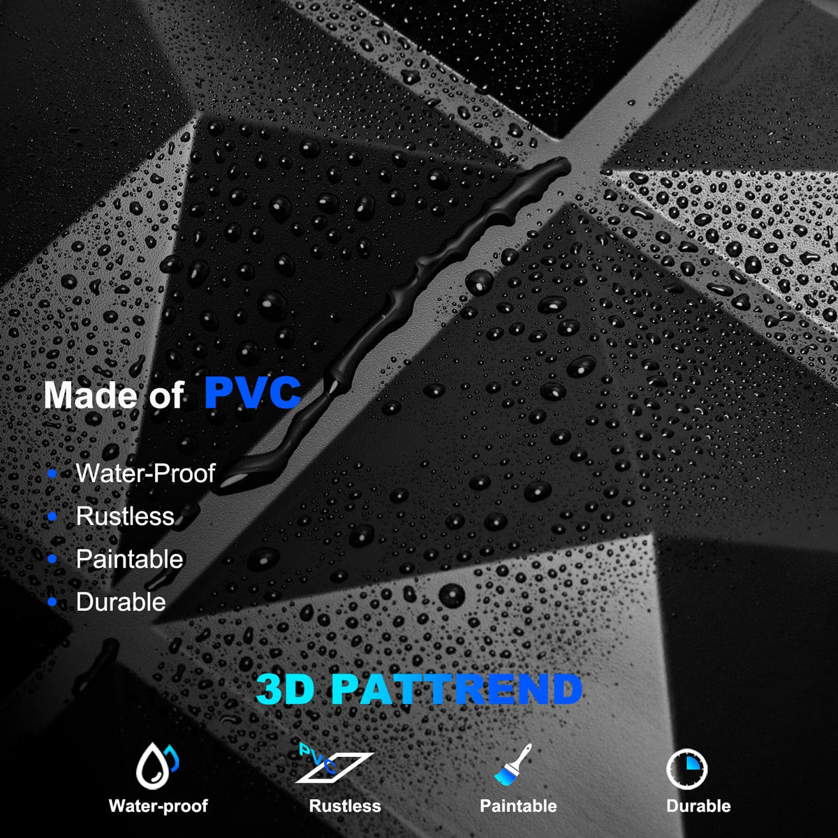 Art3dwallpanels gaming room decor adds depth and texture