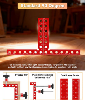 Artelio red anodized finish enhances durability and rust resistance.
