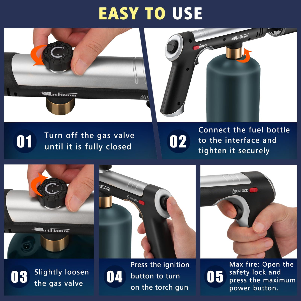 ARTFLAMM charcoal lighting aid for quick ignition of grills and fireplaces.