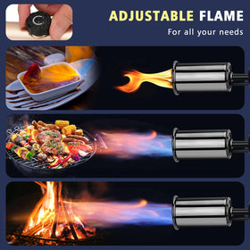 ARTFLAMM multi-functional torch ideal for grilling, baking, camping, and crafts.