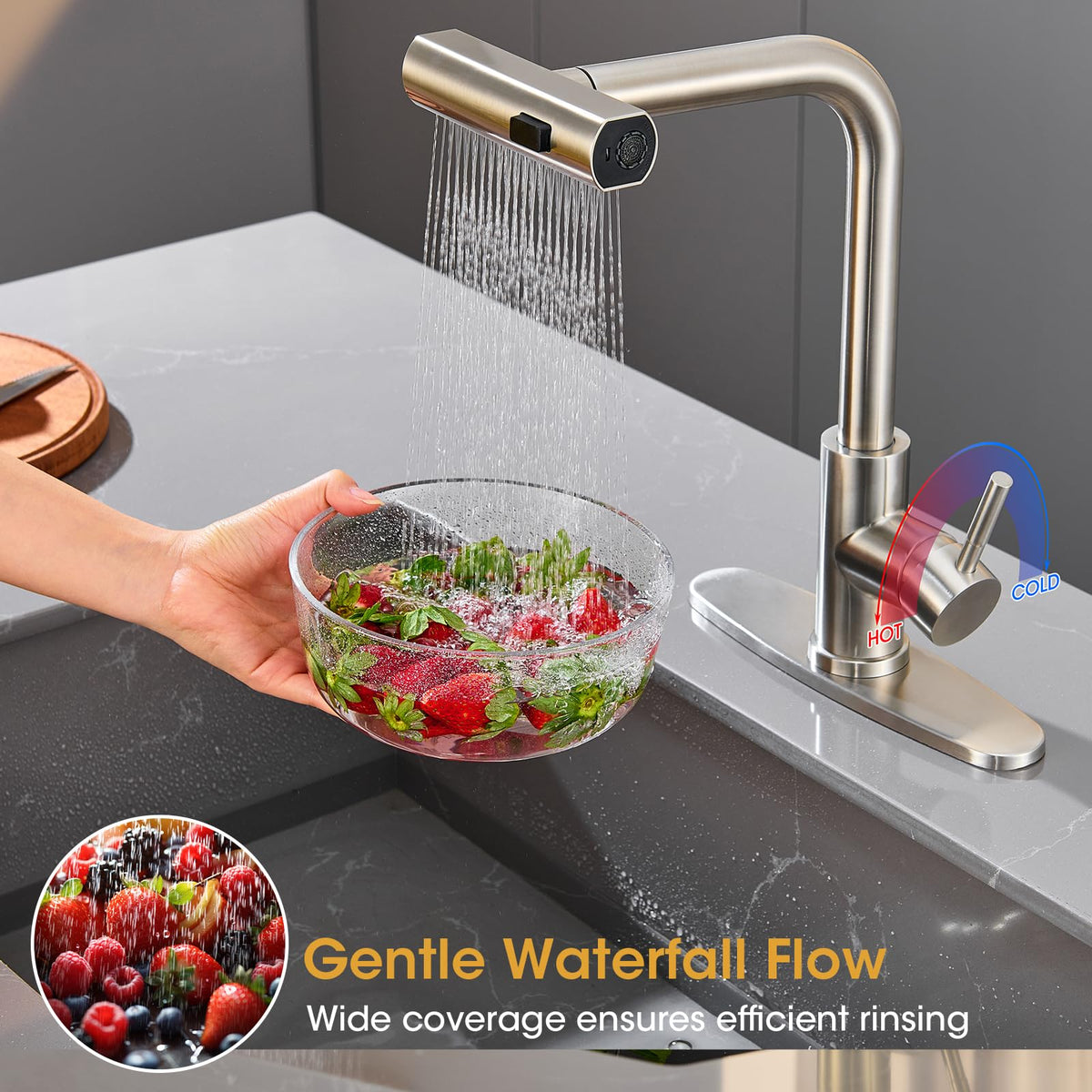 Artiqua deck plate compatibility fits 1-hole or 3-hole sinks