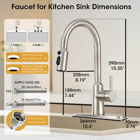 ARTIQUA ergonomic single-handle design for precise temperature and flow control